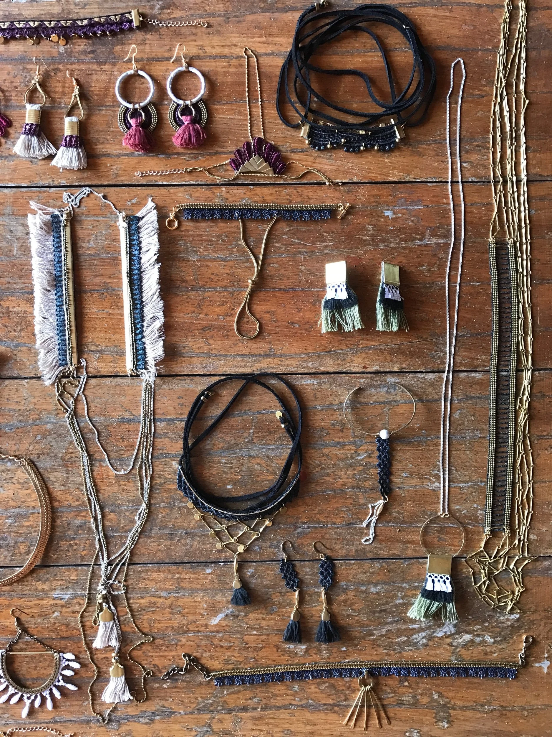 Opium necklace & body harness — This Ilk - Vintage lace statement